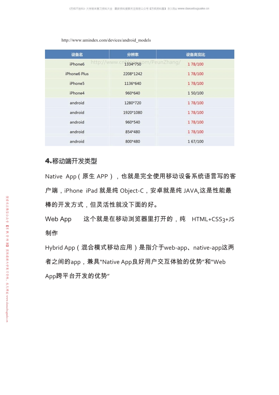 移动应用设计与开发(慕课版)